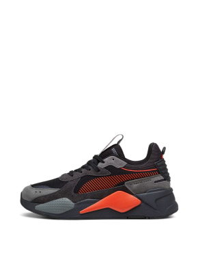 Мужские кроссовки PUMA RS-X кожаные черные - фото 2 - Miraton