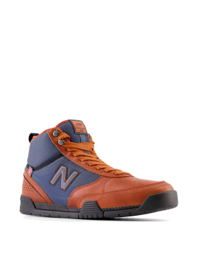 Мужские ботинки спортивные коричневые кожаные New Balance 440 - фото 2 - Miraton