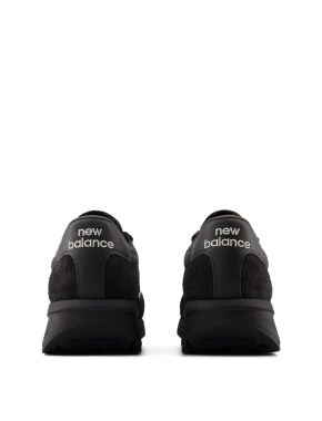 Чоловічі кросівки New Balance 370 замшеві чорні - фото 5 - Miraton