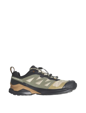 Мужские кроссовки Salomon X-ADVENTURE GORE-TEX зеленые тканевые - фото 1 - Miraton