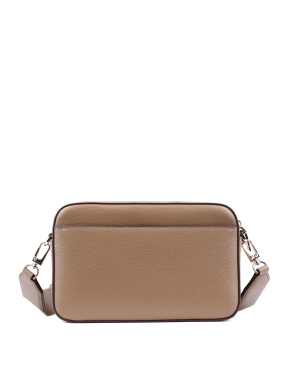 Женская сумка camera bag DKNY кожаная серая - фото 1 - Miraton