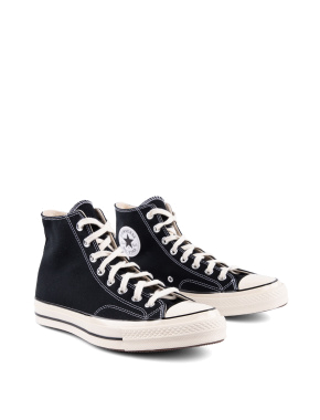 Мужские кеды Converse Chuck 70 черные тканевые - фото 1 - Miraton