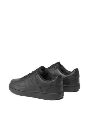 Чоловічі кеди Nike Court Vision Low з екошкіри чорні - фото 2 - Miraton