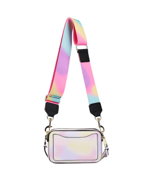 Сумка MIRATON Camera Bag из экокожи разноцветная с декорированным ремнем - фото 3 - Miraton