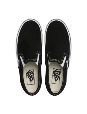 Жіночі сліпони Vans Slip-On тканинні чорні - фото 4 - Miraton