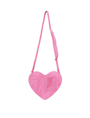 Женская сумка через плечо MIRATON из экокожи розовая - фото 1 - Miraton