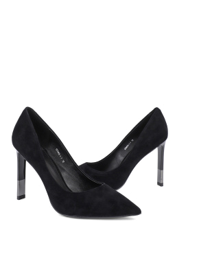Жіночі туфлі велюрові чорні - фото 5 - Miraton