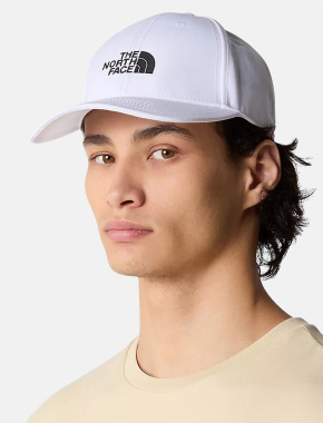 Чоловіча кепка North Face Recycled 66 Classic hat тканинна біла - фото 1 - Miraton