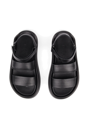 Женские сандалии MIRATON кожаные черные - фото 1 - Miraton