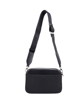 Женская сумка camera bag DKNY из экокожи черная - фото 4 - Miraton