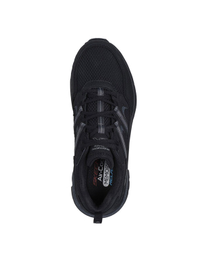 Чоловічі кросівки Skechers Relaxed Fit: D'Lux Journey тканинні чорні - фото 4 - Miraton