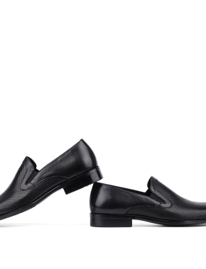 Чоловічі туфлі лофери Miguel Miratez чорні шкіряні - фото 2 - Miraton