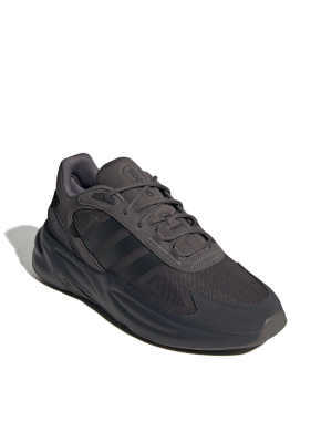 Мужские кроссовки Adidas Ozelle кожаные черные - фото 2 - Miraton