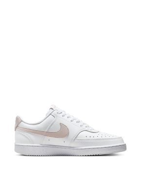 Жіночі кеди Nike Court Vision Low Next Nature білі шкіряні - фото  - Miraton