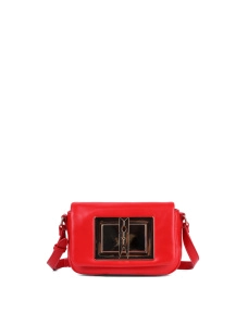 Женская сумка Love Moschino из экокожи красная - фото  - Miraton