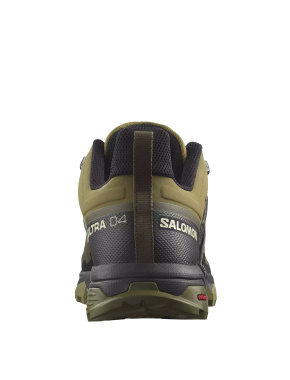 Мужские кроссовки Salomon X ULTRA 4 GTX из искусственной кожи зеленые - фото 5 - Miraton