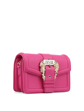 Женская розовая сумка VERSACE JEANS COUTURE с пряжкой - фото 3 - Miraton