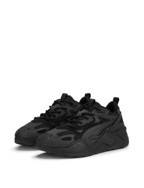 Женские кроссовки PUMA RS-X Efekt PRM кожаные черные - фото 1 - Miraton