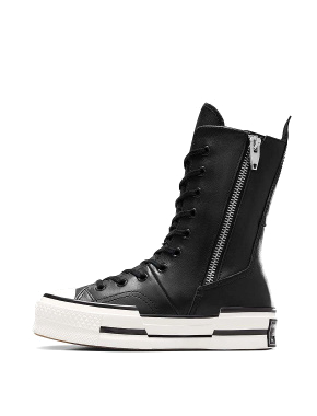 Женские ботинки Converse CHUCK 70 PLUS XHI кожаные черные с подкладкой из текстиля - фото 2 - Miraton