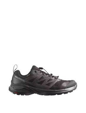 Мужские кроссовки Salomon X-ADVENTURE GTX из искусственной кожи черные - фото 1 - Miraton