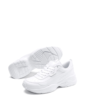 Женские кроссовки PUMA Cilia Mode из искусственной кожи белые - фото 3 - Miraton