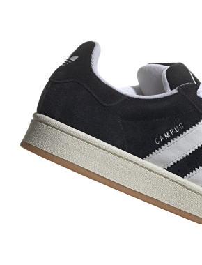 Мужские кеды Adidas Campus 00s замшевые черные - фото 8 - Miraton