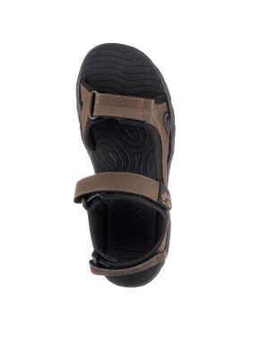 Мужские сандалии Jack Wolfskin Lakewood Cruise кожаные коричневые - фото 5 - Miraton