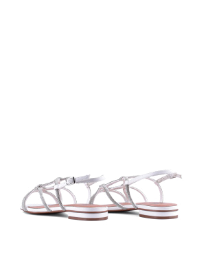 Женские сандалии Bibi Lou из искусственной кожи белые - фото 3 - Miraton