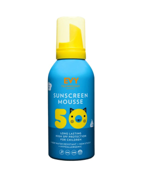 Сонцезахисний мус для дітей та немовлят EVY Technology Sunscreen mousse KidsSPF 50 150 ml - фото 1 - Miraton