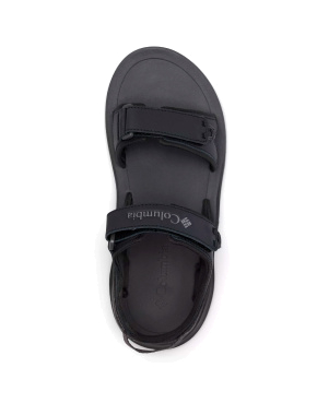 Мужские сандалии спортивные кожаные черные - фото 3 - Miraton