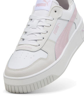 Женские кеды PUMA Carina Street Sneakers Women из искусственной кожи белые - фото 5 - Miraton