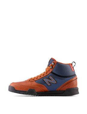 Мужские ботинки спортивные коричневые кожаные New Balance 440 - фото 3 - Miraton