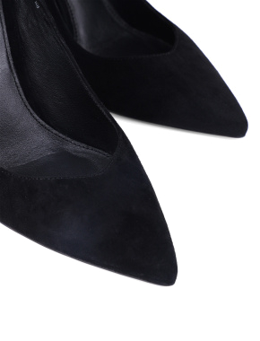 Жіночі туфлі MiaMay чорні велюрові - фото 5 - Miraton