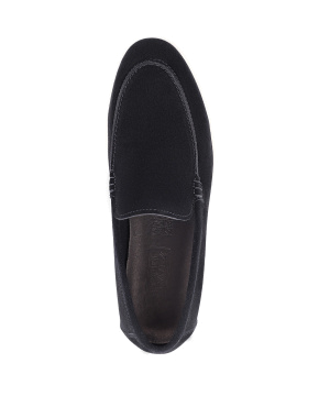 Чоловічі туфлі лофери Miguel Miratez чорні замшеві - фото 4 - Miraton