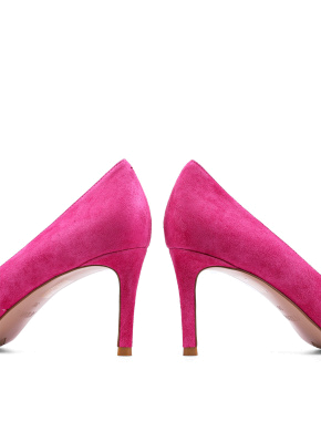 Жіночі туфлі-човники Attizzare велюрові рожеві - фото 2 - Miraton