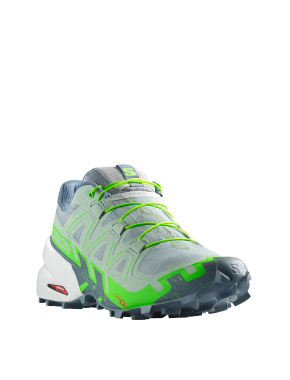 Жіночі кросівки Salomon SPEEDCROSS 6 зелені - фото 2 - Miraton