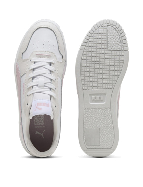 Женские кеды PUMA Carina Street Sneakers Women из искусственной кожи белые - фото 4 - Miraton