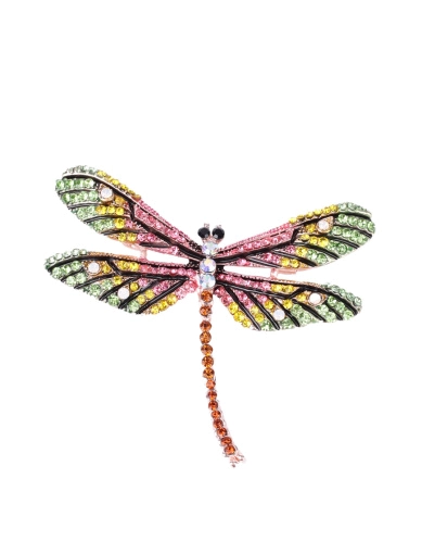 Женская брошка-булавка MIRATON разноцветная с камнями фото 1
