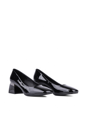 Жіночі туфлі Attizzare лакові чорні чорні - фото 3 - Miraton