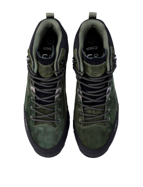Мужские ботинки CMP ALCOR 2.0 MID TREKKING SHOES WP спортивные зеленые тканевые - фото 5 - Miraton