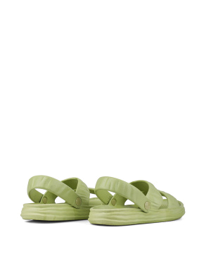 Жіночі сандалі Attizzare зелені гумові - фото 3 - Miraton