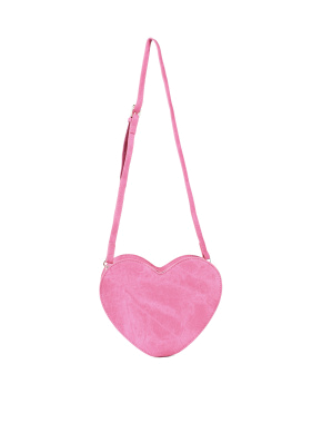 Женская сумка через плечо MIRATON из экокожи розовая - фото 3 - Miraton