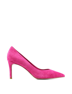 Жіночі туфлі-човники Attizzare велюрові рожеві - фото 1 - Miraton