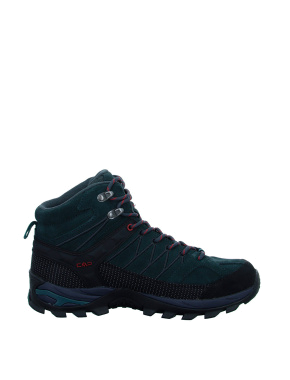 Чоловічі черевики CMP RIGEL MID WMN TREKKING SHOE WP сині замшеві - фото 1 - Miraton