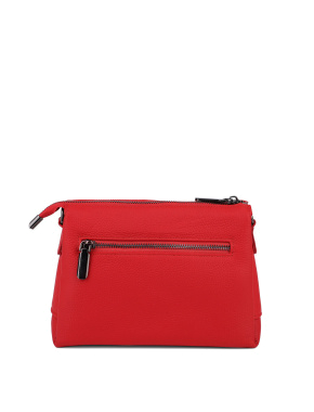 Жіноча сумка крос-боді MIRATON шкіряна червона - фото 4 - Miraton