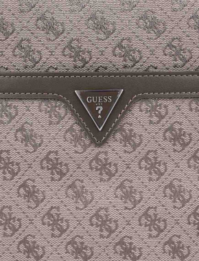 Мужская сумка кросс-боди Guess из экокожи зеленая - фото 4 - Miraton