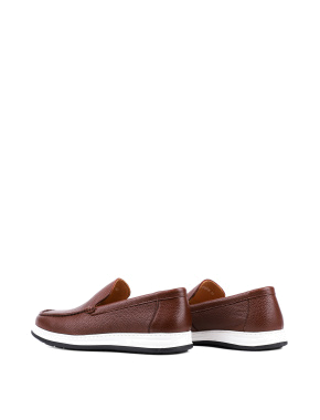 Мужские туфли Miguel Miratez кожаные коричневые - фото 4 - Miraton