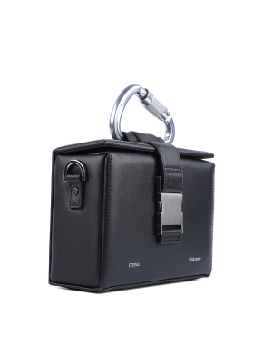 Сумка MIRATON Camera Bag кожаная черная - фото 4 - Miraton
