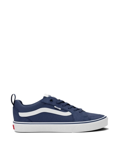 Мужские кеды Vans Filmore Suede кожаные синие фото 1