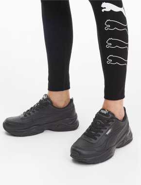 Женские кроссовки PUMA Cilia Mode из искусственной кожи черные - фото  - Miraton